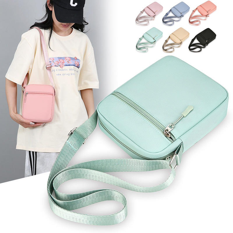 Unisex Waterproof Shoulder Crossbody Bag Plain for Men and Women 3622