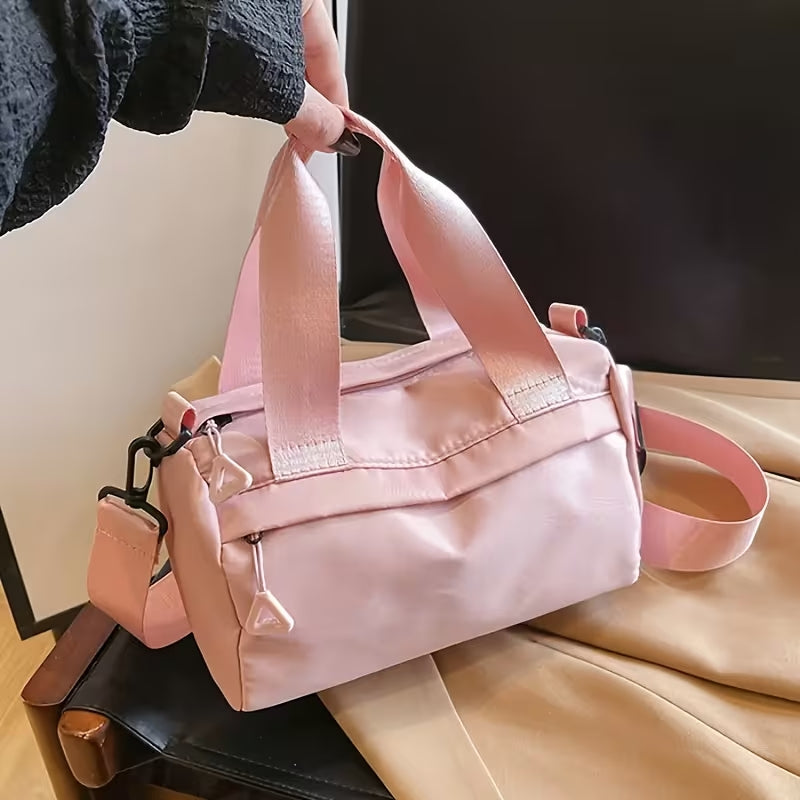 Small Duffle Bag Unisex with Multi Pockets Adjustable Shoulder and Crossbody Bag #3655