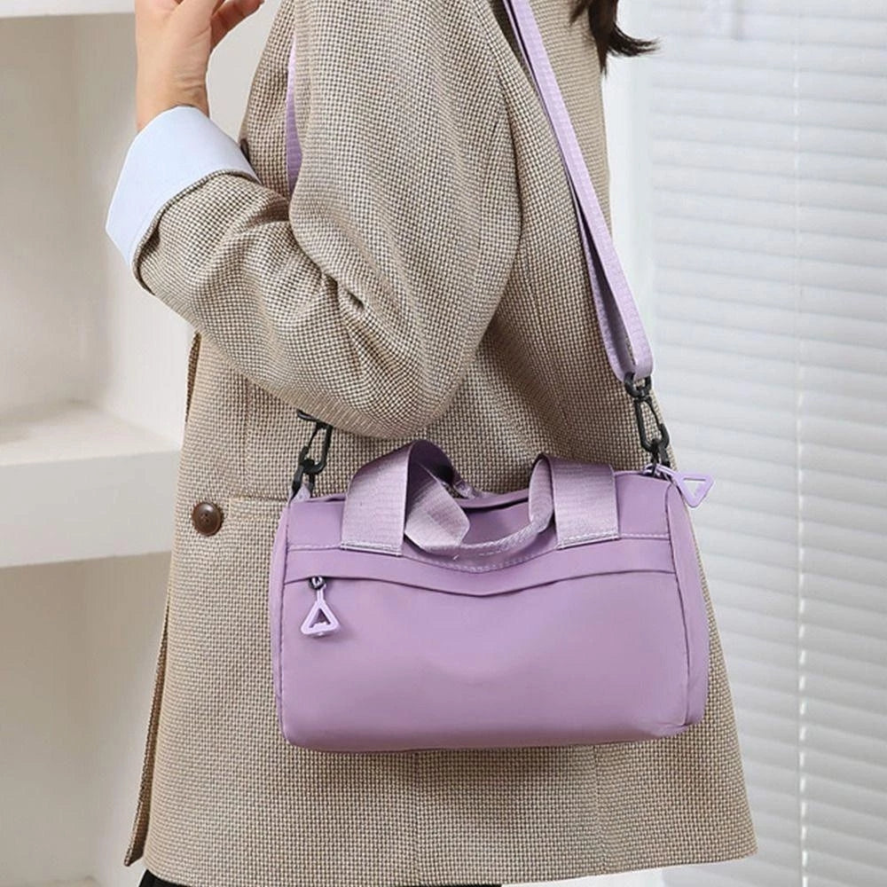 Small Duffle Bag Unisex with Multi Pockets Adjustable Shoulder and Crossbody Bag #3655