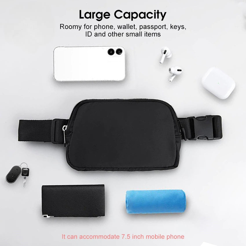 Korean Outdoor Sports Waist Chest bag Waterproof Adjustable Crossbody Bag Unisex 3371
