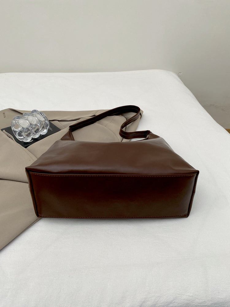 Shoulder Bag For Woman Fashion Casual Style Tote Bag Large Capacity Leather Bag with Zipper #3666