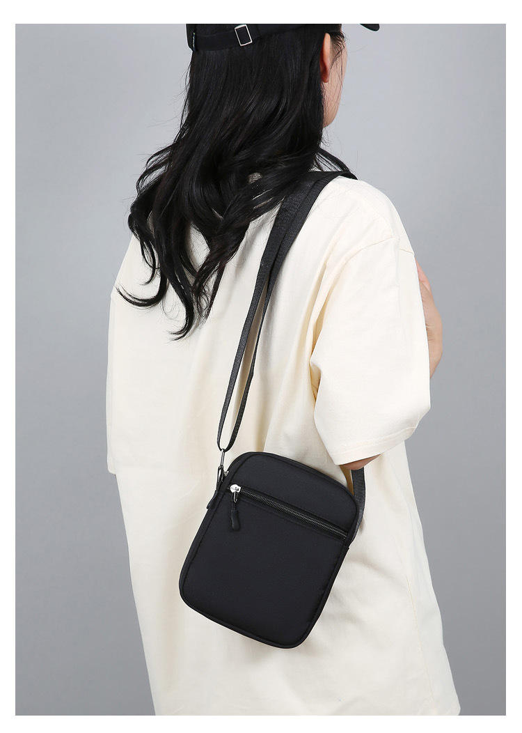 Unisex Waterproof Shoulder Crossbody Bag Plain for Men and Women 3622